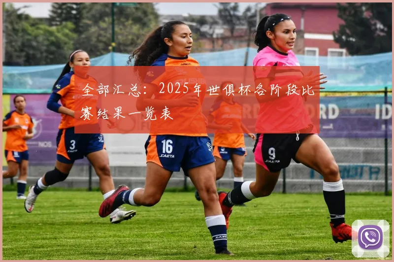 全部汇总：2025年世俱杯各阶段比赛结果一览表